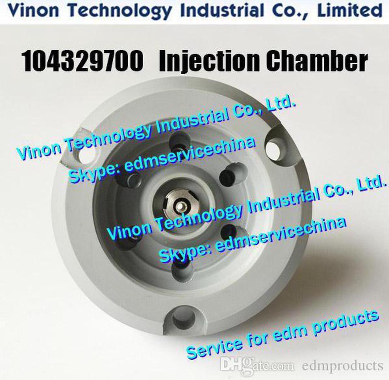 104329700 edm Injection Chamber Upper C303 Ø70x44Lmm for ROBOFIL 300,310,500,510,240,440.Charmilles 100432904,432.970