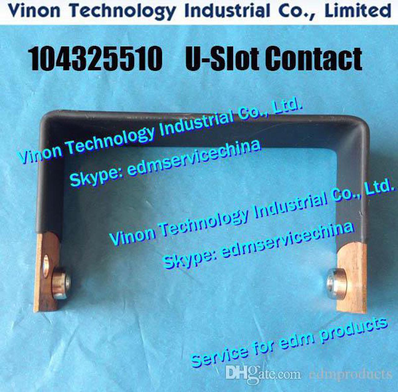 U-Slot Contact Charmilles 104325510 for ROBOFIL 240,440. edm spare parts 432.551.0 Bracketare 104.325.510