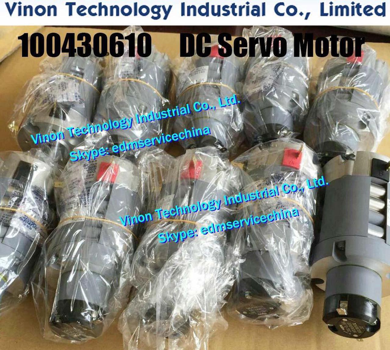 Nidec DC Servo Motor UGTMEM-03LB27SR TG-7SVC 22.5V/4.5A with Carbon Brushes Set Charmilles 100430610,100.430.610 for Robofil 240