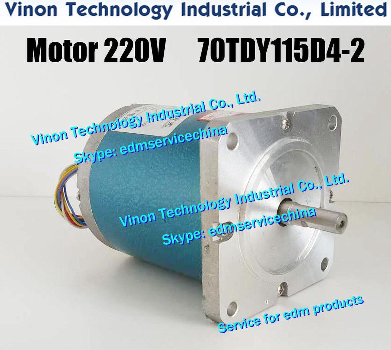 70TDY115D4-2 Motor 28W/220V (Original) for AgieCharmilles Drill EDM Machine HD,SD Stepper motor 383504276, 383.504.276 Agie Char