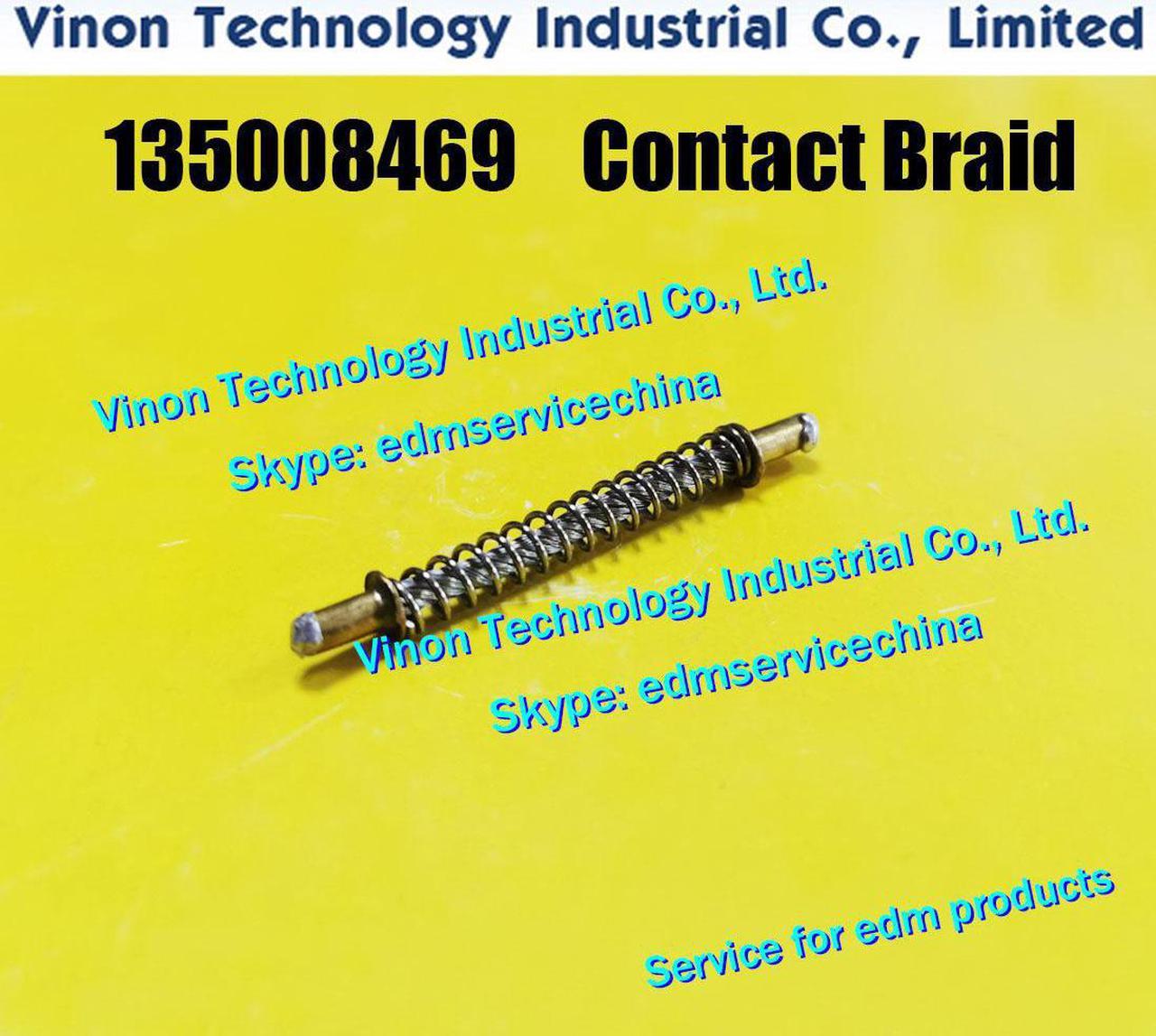 135008469 edm Braid for rethreading module for CUT20,CUT30,Robofil 230F,240,440. Charmilles 135.008.469 Contact Braid WE-module