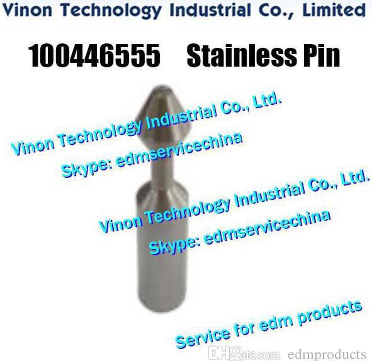 Charmilles 100446555 Stainless Pin for Cover 130003916 for ROBOFIL 190,290,310,510 series. 100.446.555, 446.555, C446555