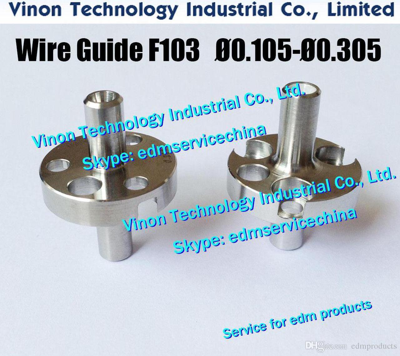 Ø0.105mm A290-8032-X772 edm Wire Guide F103 Upper for Fanuc T,V,W series Upper diamond guide 0.105mm A290.8032.X772,A2908032X772