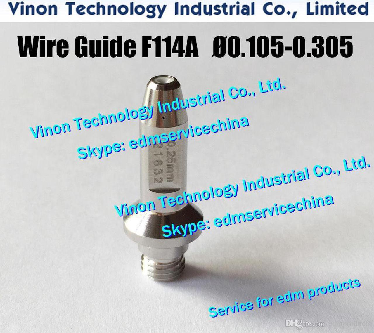 F114A Ø0.255 Wire Guide Upper A290-8104-Y706 for Fanuc Level Up(iD2),iE,0iC edm upper diamond guide d=0.255mm A2908104Y706,A290.