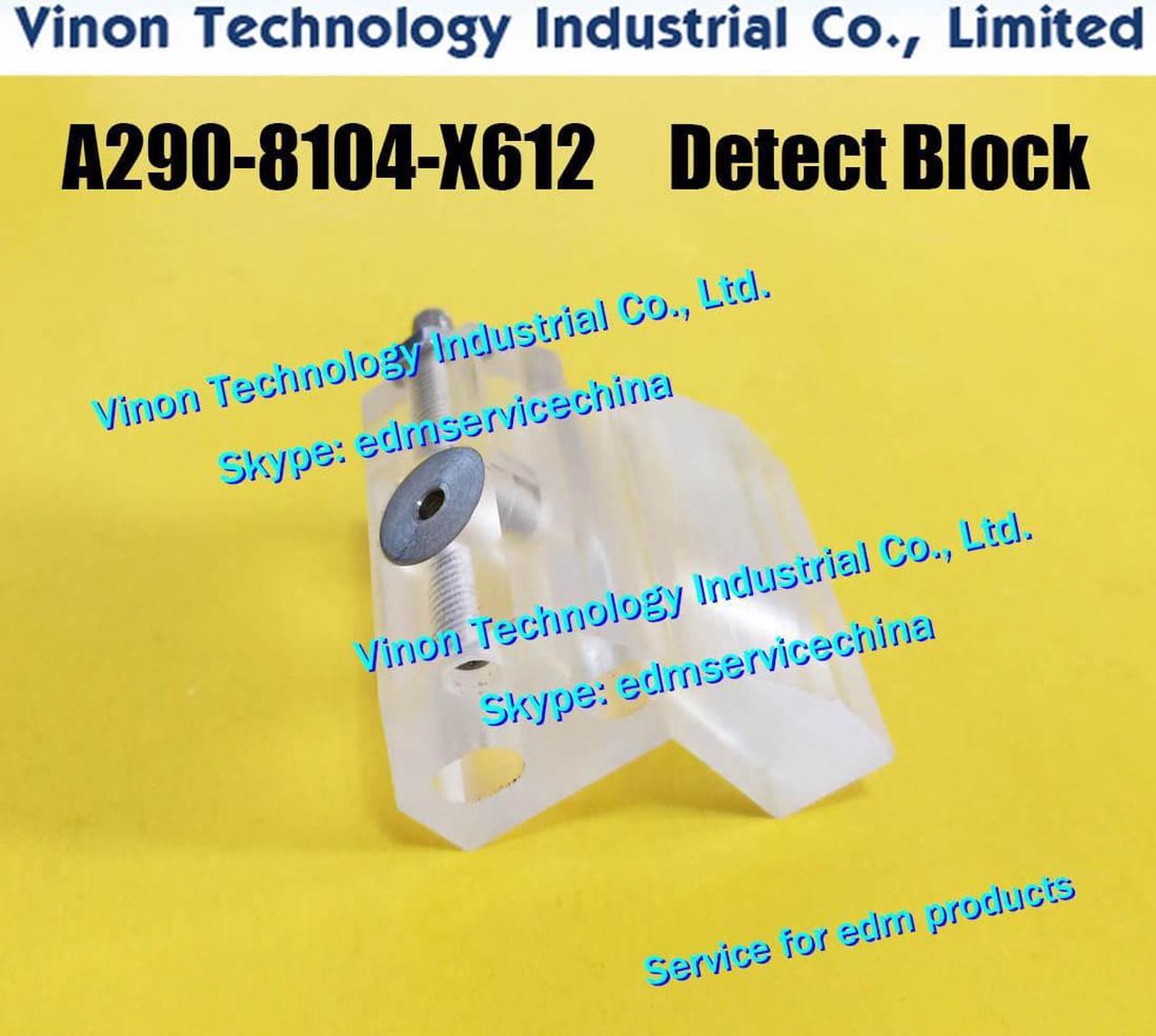 (1pc) A290-8104-X612 edm Detect Block F604 Upper for Fanuc A,B,C,iA,iB,iC series machines A290.8104.X612 Detecting block, Pin