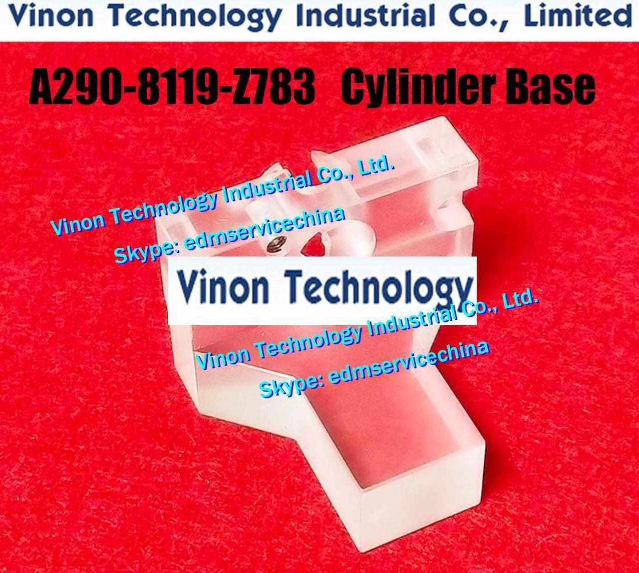 A290-8119-Z783 edm Cylinder Base 0iE for Fanuc iD,iE,CiA,C400iA,C600iA series. Fanuc edm parts A2908119Z783, A290.8119.Z783