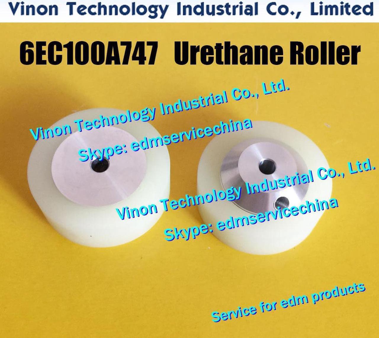 6EC100A747 Urethane Roller A401 for Upper head Ø33.5x11.5mm for Makino U series,EC32,EC64,EU64,SP43 6EC.100A.747, 33EC100A703=1