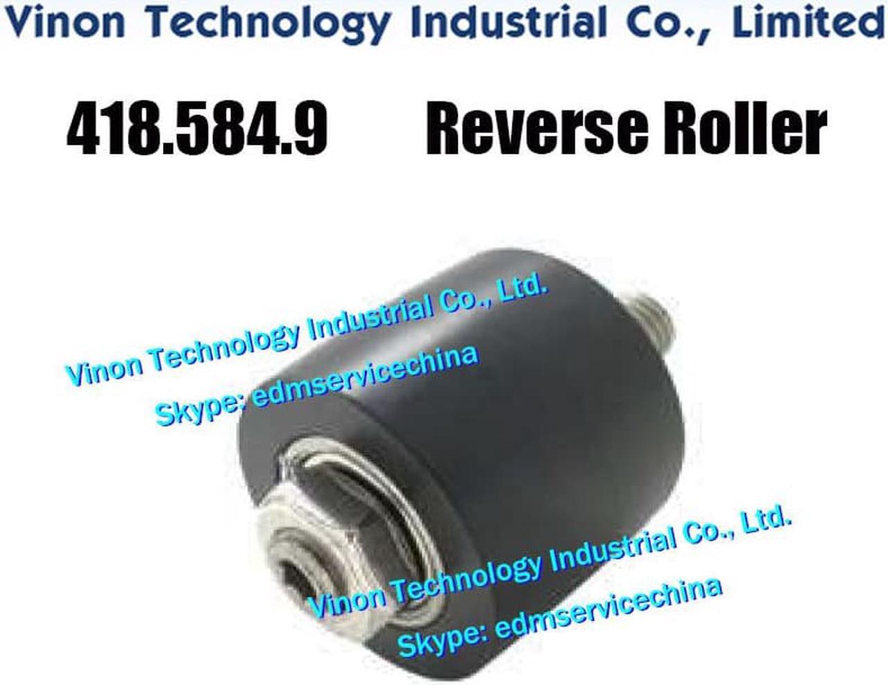 Agie 418.584 edm Deflection pulley complete Ø25mm for AC150-AC370HSS SPRINT AGIE 418.584.9, 418584, A523 Reverse Roller