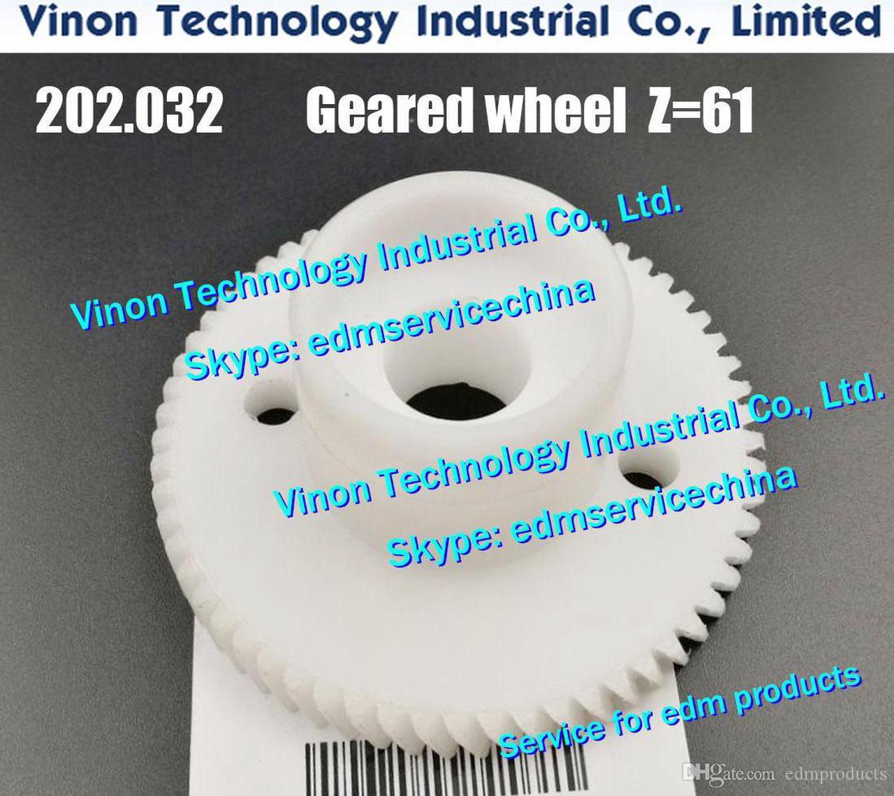 202.032 Agie Gear Z=61 Ø67x33.5Hmm edm Geared wheel 590202032, 590.202.032 for Agie Challenge,Classic,Evolution,AgieCharmilles