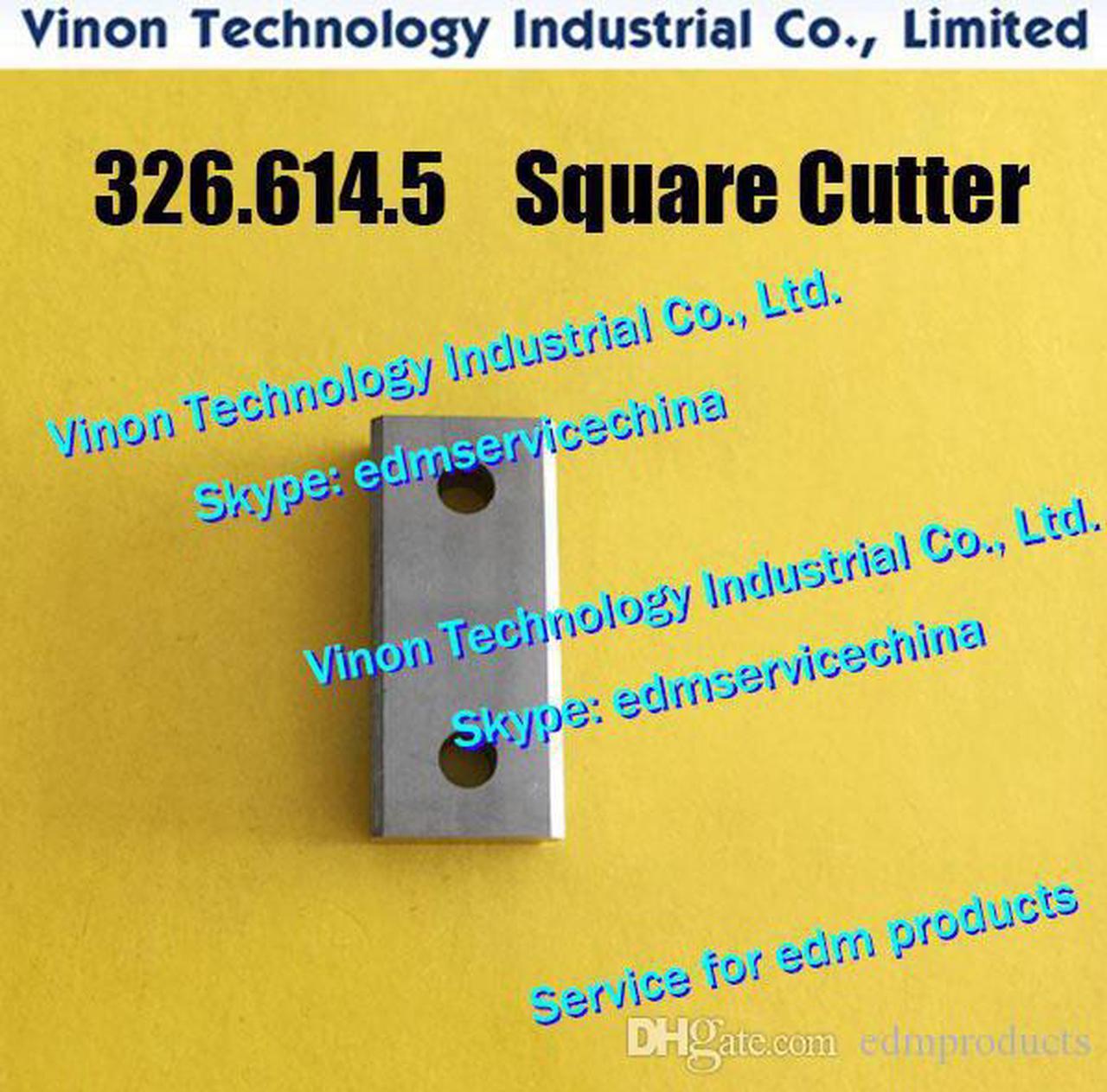 326.614 Agie A310 Square Cutter Upper 22.5x10x5t for AC150,AC170,AC200,AC250,AC270 AGIE EDM Wire cutter blade 326.614.5, 24.02.3