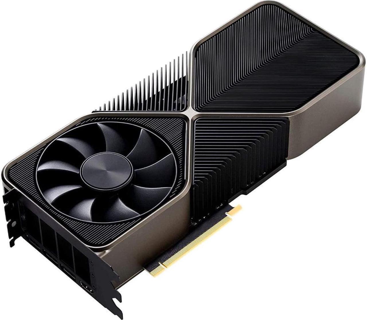 Alt view image 2 of 3 - NVIDIA GeForce RTX 3090 Founders Edition Graphics Card 24GB GDDR6X - Titanium and Black