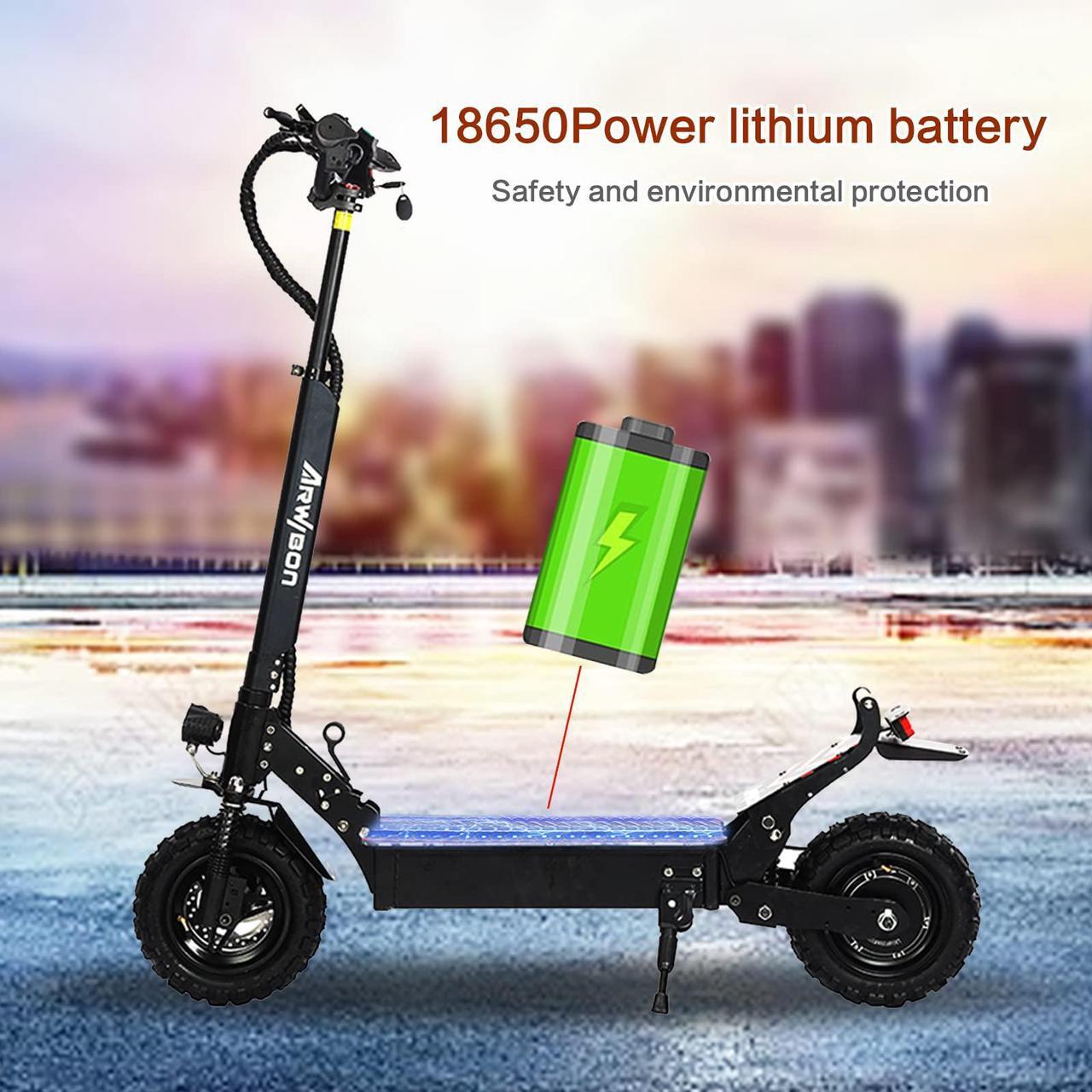 Alt view image 7 of 7 - Electric Kick Scooter for Adults - 2500W Motor, Up to 30 MPH & 20-30 Miles, 48V/16AH