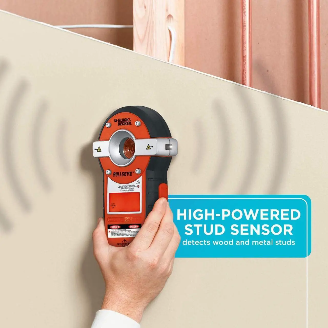 Alt view image 5 of 5 - Line Laser, Auto-leveling with Stud Finder (BDL190S)