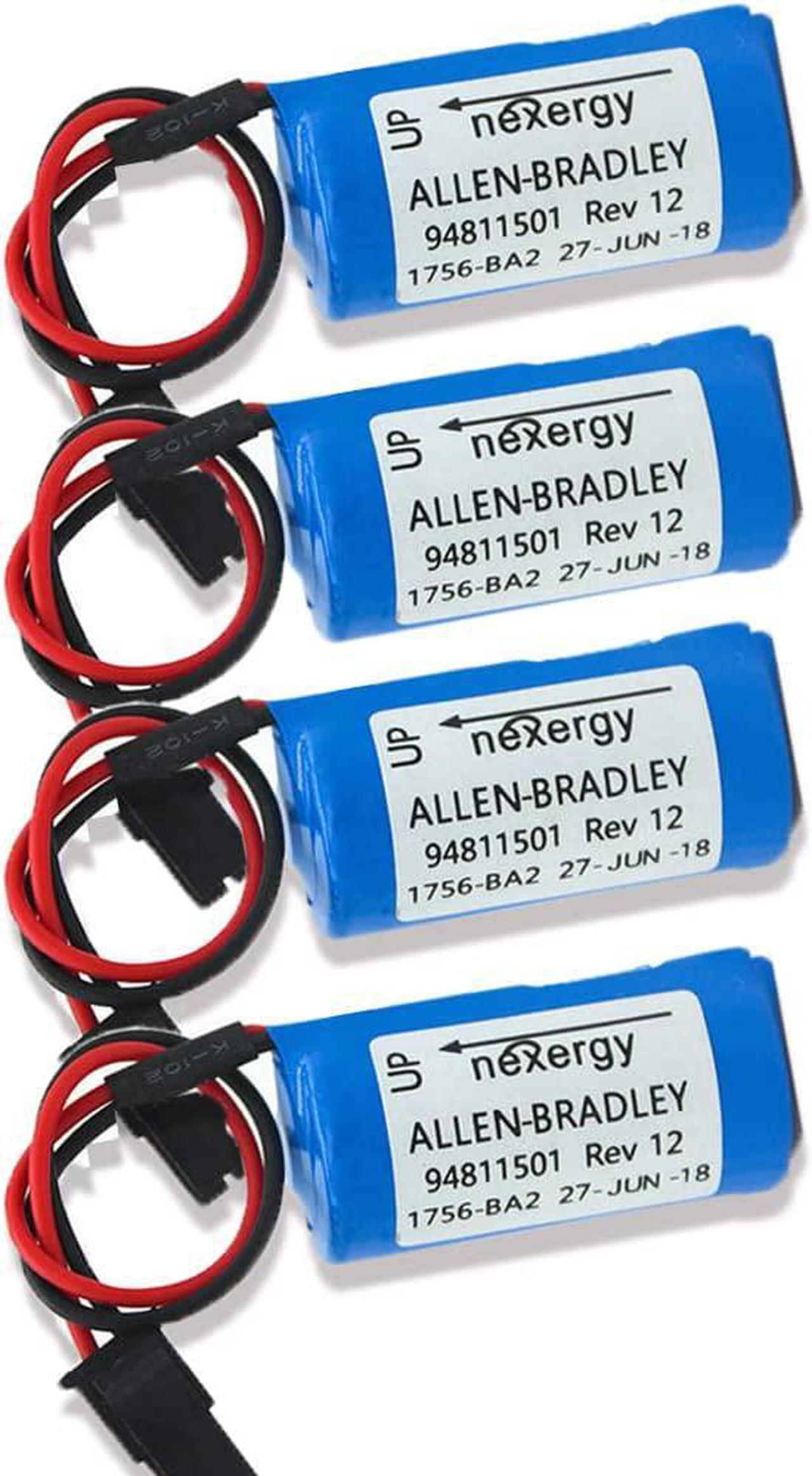 Main image of Pack of 4 PLC 3.0V 1800mAh Replacement Battery for 1756-BA2 BR2/3A-AB /3.0V PLC Battery