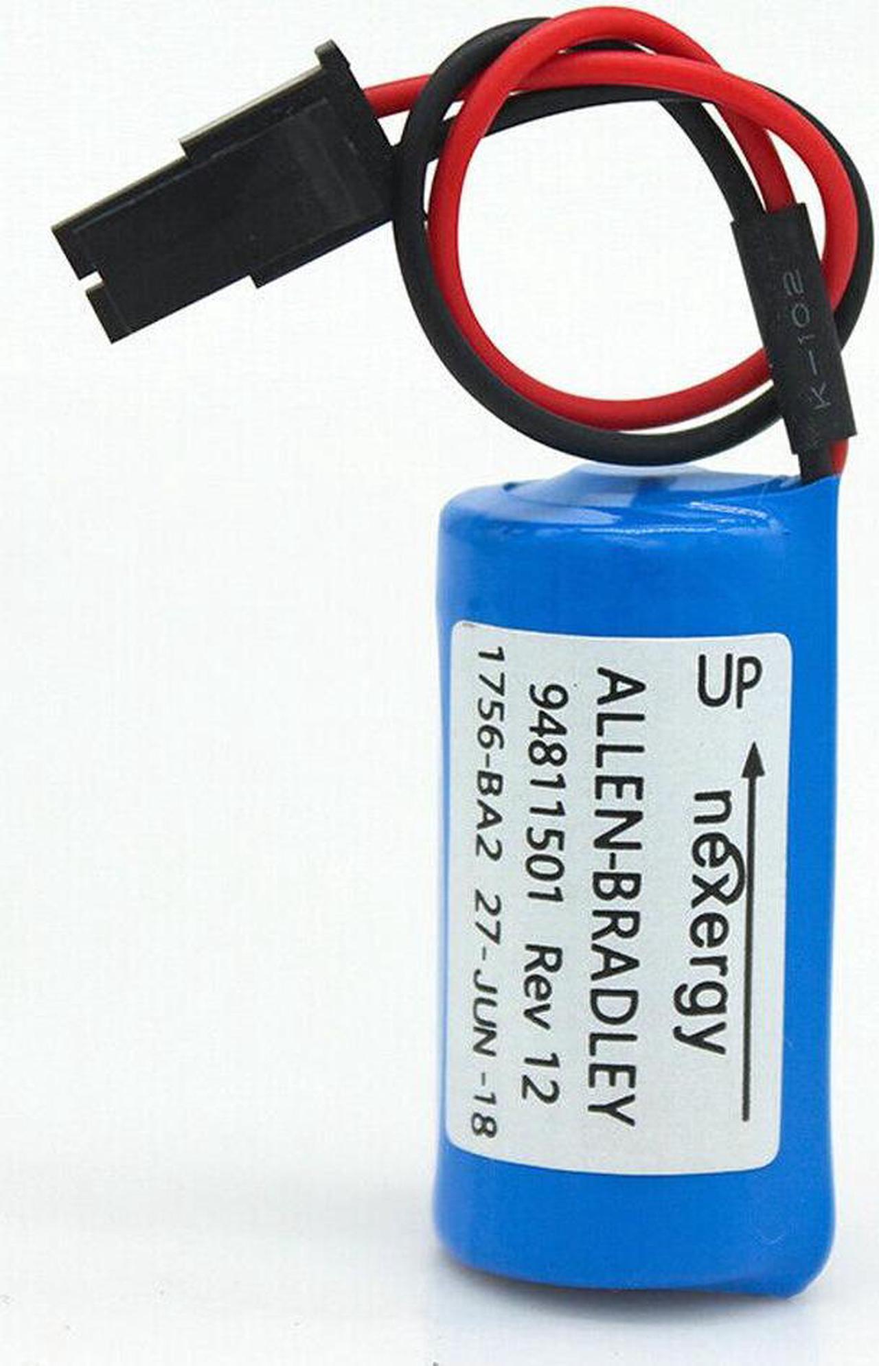 Alt view image 2 of 6 - Pack of 4 PLC 3.0V 1800mAh Replacement Battery for 1756-BA2 BR2/3A-AB /3.0V PLC Battery