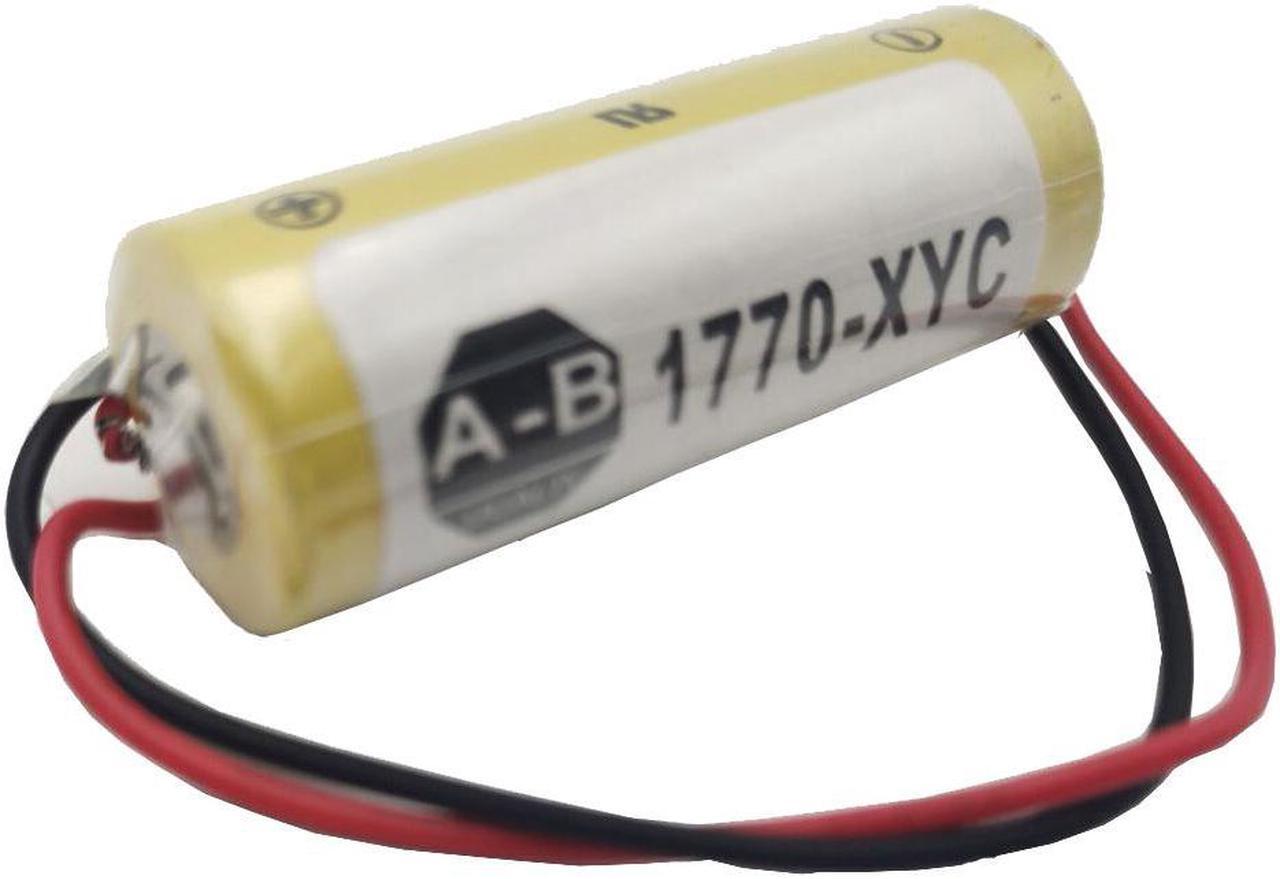 Alt view image 2 of 7 - (20-Pack) 1770-XYC 3V 1800mAh Non-Rechargeable Battery for PLC 1770-XYC/A 1770-XYB Cell with Plug