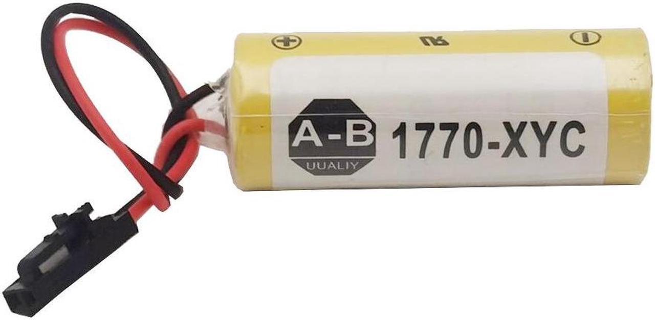 Alt view image 4 of 7 - (20-Pack) 1770-XYC 3V 1800mAh Non-Rechargeable Battery for PLC 1770-XYC/A 1770-XYB Cell with Plug