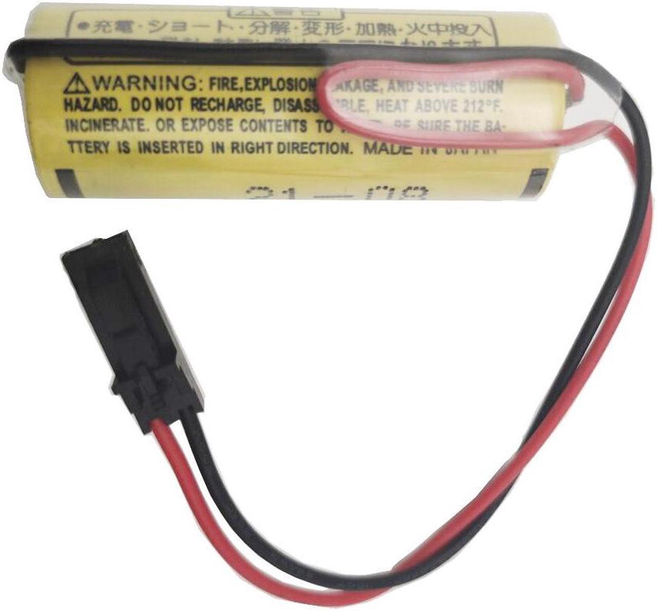 Alt view image 5 of 7 - (20-Pack) 1770-XYC 3V 1800mAh Non-Rechargeable Battery for PLC 1770-XYC/A 1770-XYB Cell with Plug