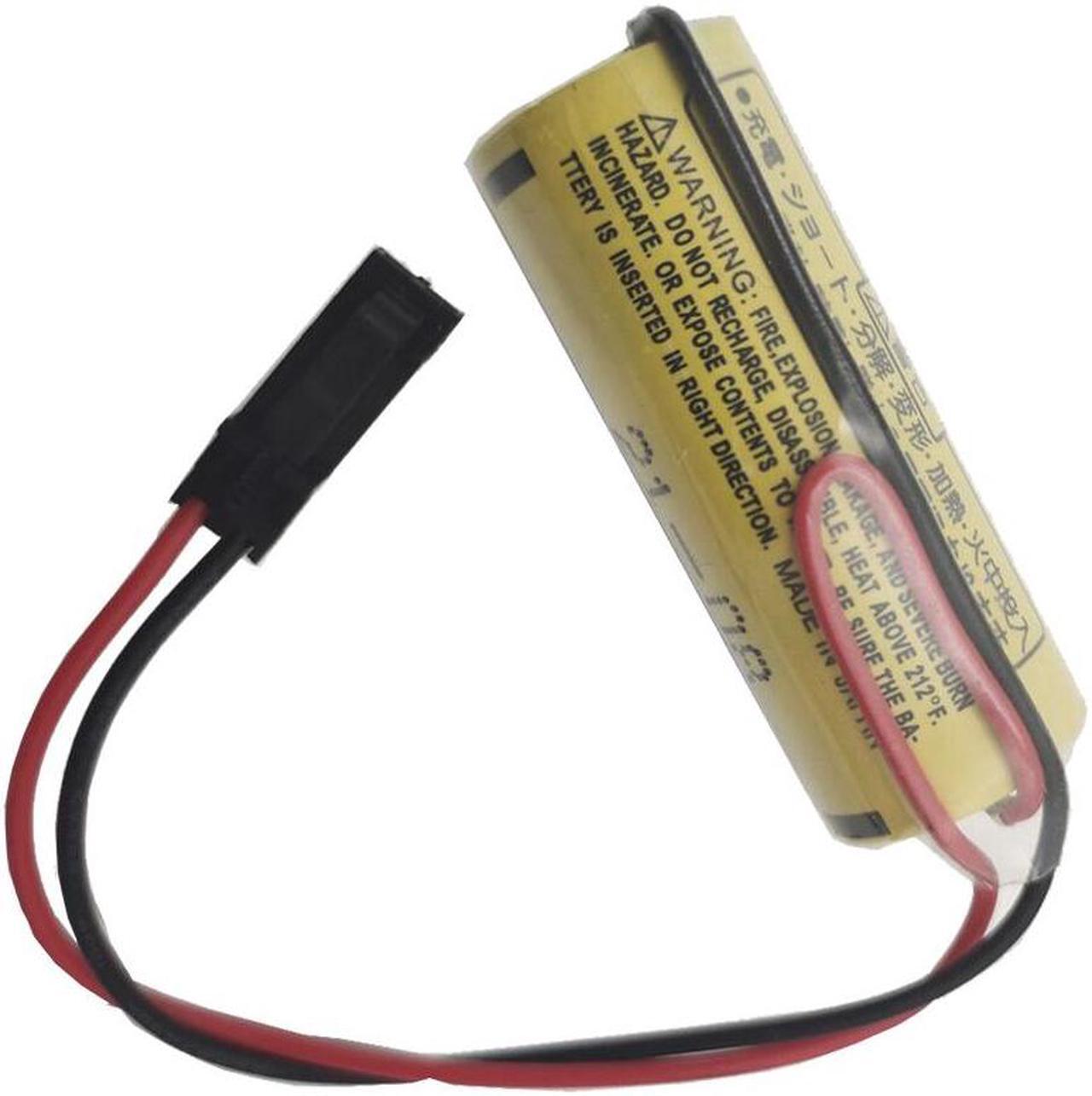 Alt view image 6 of 7 - (20-Pack) 1770-XYC 3V 1800mAh Non-Rechargeable Battery for PLC 1770-XYC/A 1770-XYB Cell with Plug