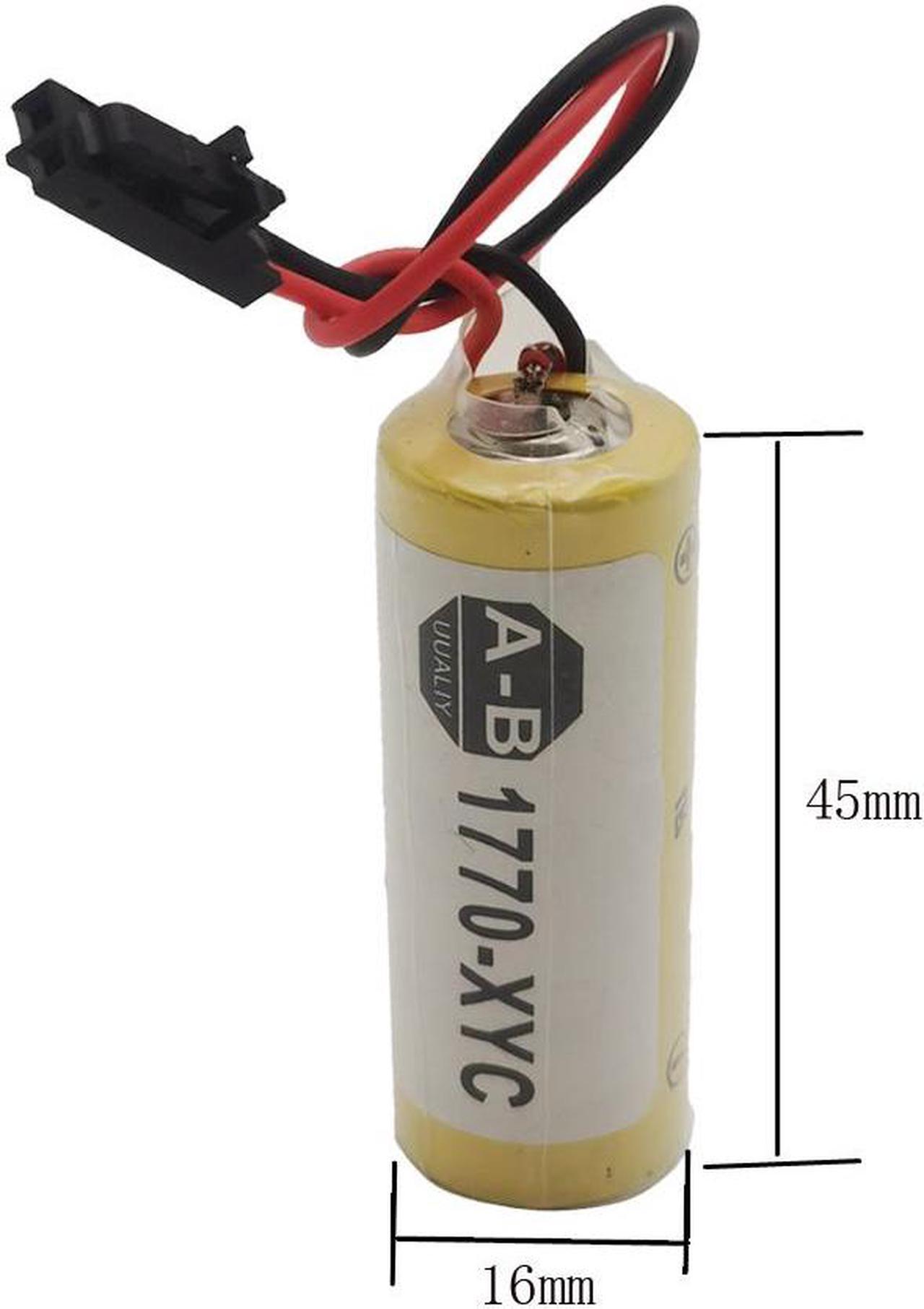 Alt view image 7 of 7 - (20-Pack) 1770-XYC 3V 1800mAh Non-Rechargeable Battery for PLC 1770-XYC/A 1770-XYB Cell with Plug