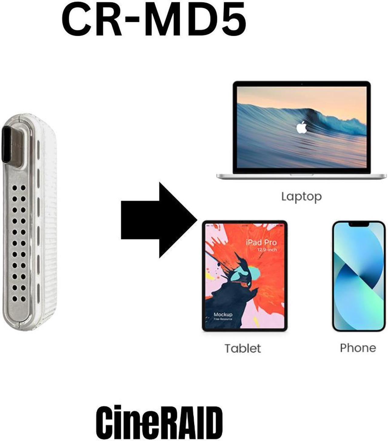 Alt view image 2 of 5 - CineRAID CR-MD5 (Wireless USB 3.1 Type-C to HDMI Transmitter and Receiver)