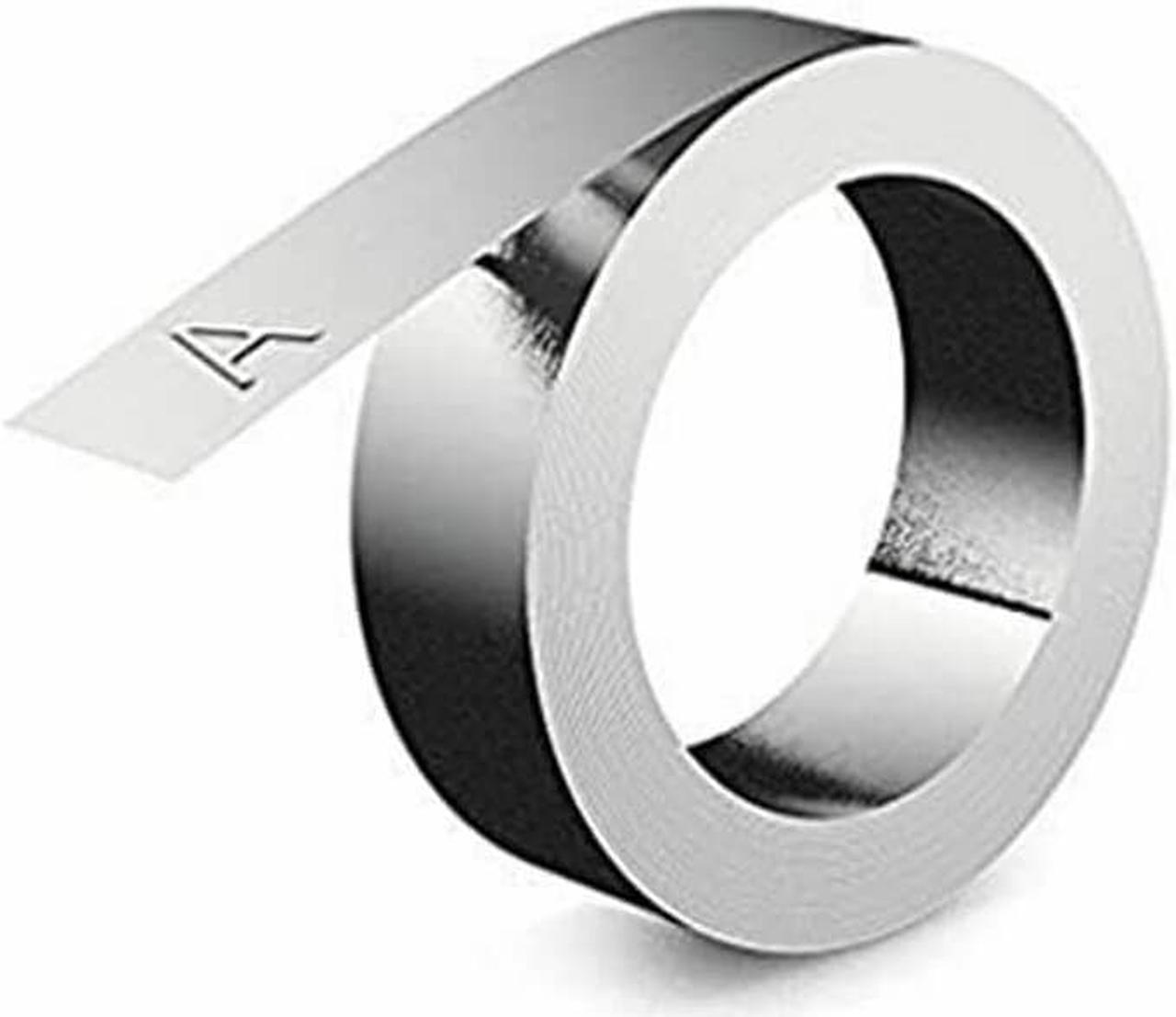 Dymo Rhino Aluminium Non Adhesive Embossing Label Tape 12mm