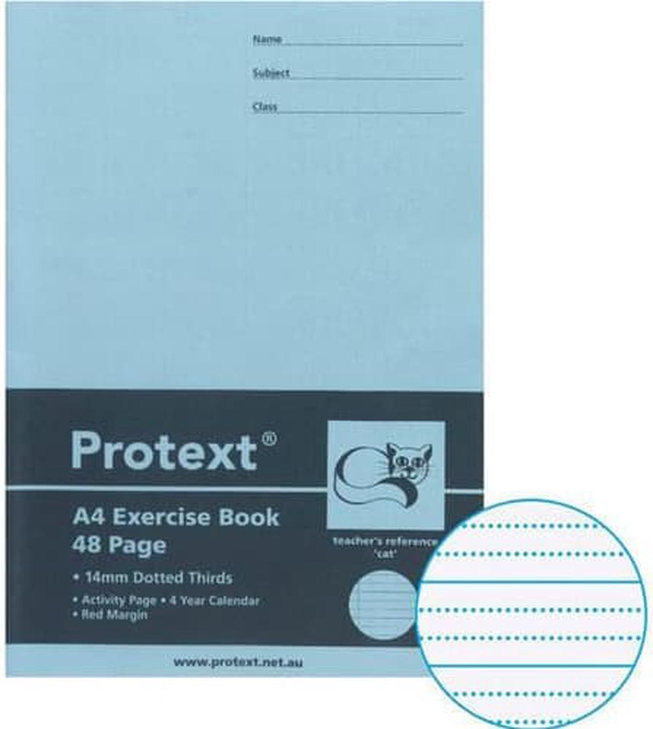 Protext Exercise Book 48 Pages with Dotted Line (A4) - 14mm