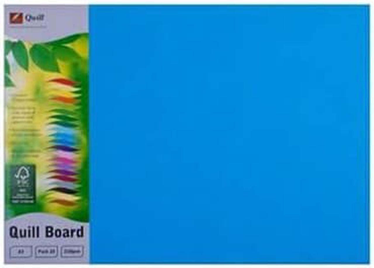 Quill Cardboard A3 210gsm 25pk - Marine Blue