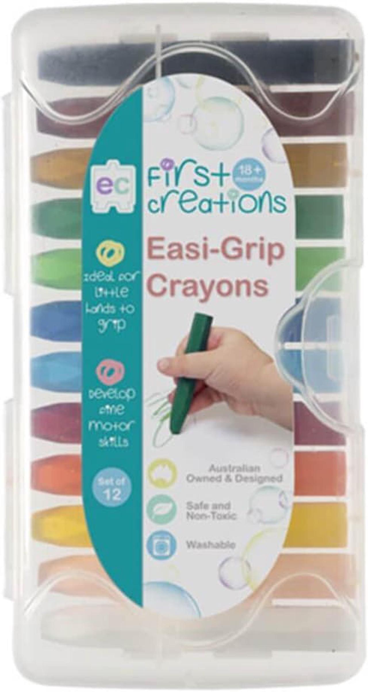 EC First Creations Easi-Grip Crayons (12pk)