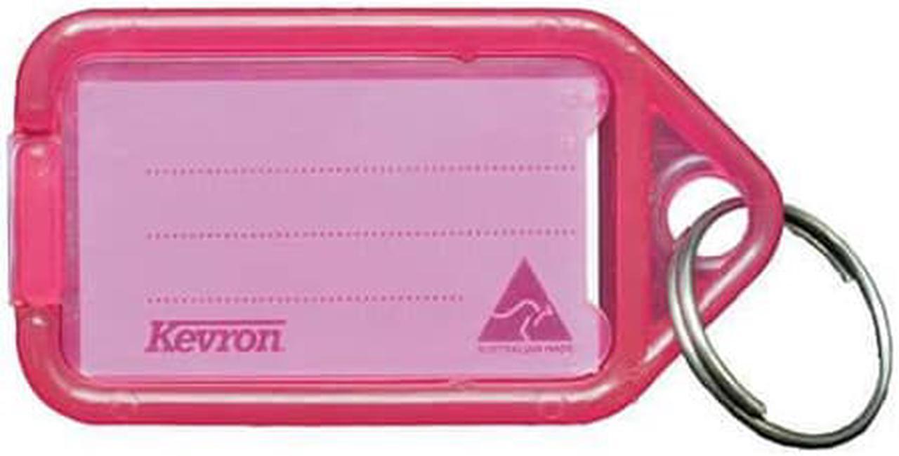 Kevron Key Tags (50pk) - Fluoro Pink