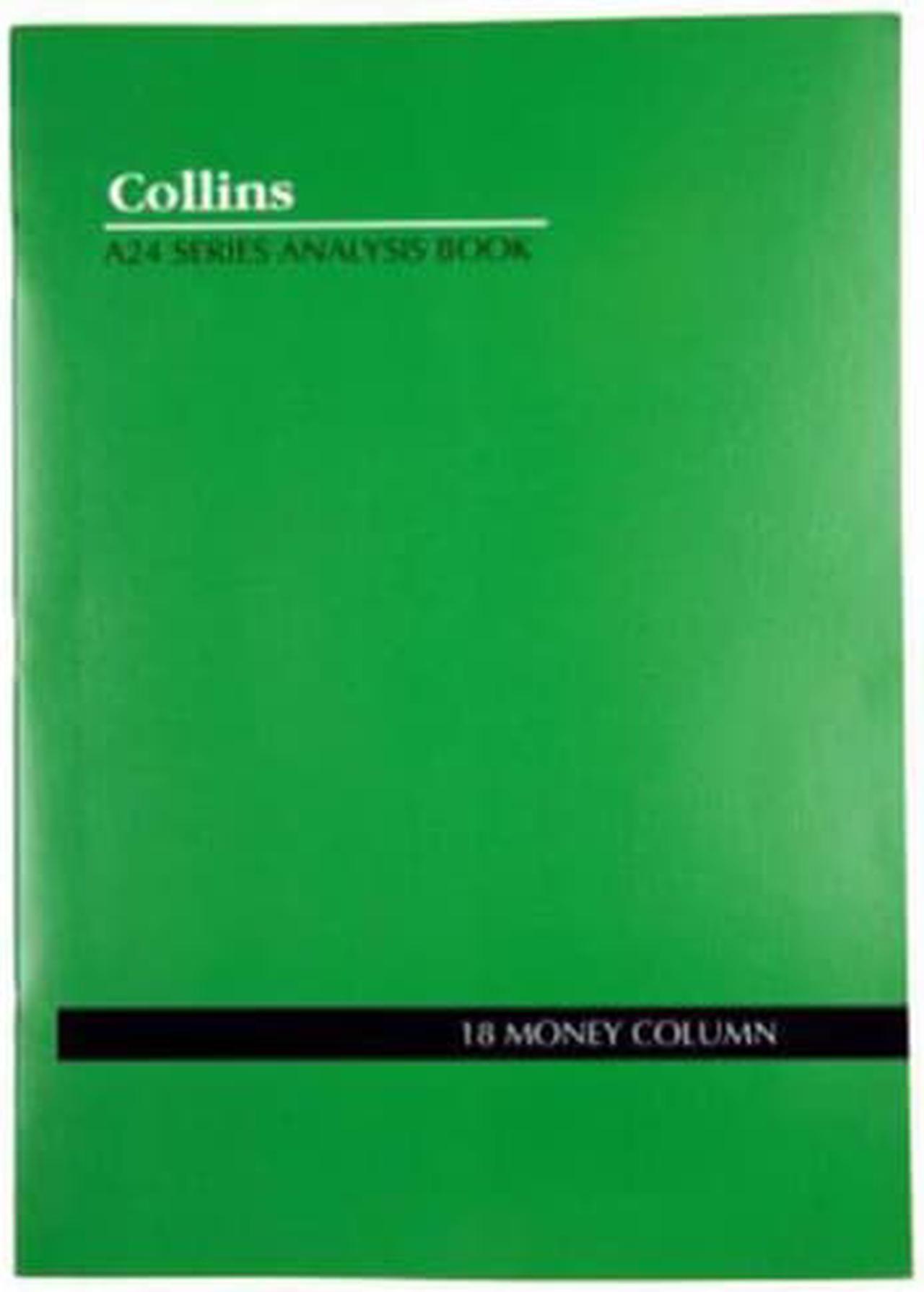 Collins Analysis Book 24 Leaves (A4) - 18 Money Column