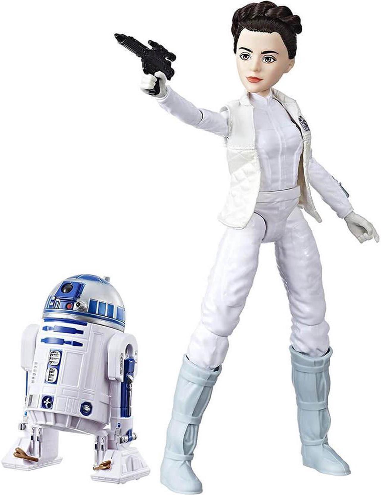 Alt view image 11 of 13 - Star Wars Forces of Destiny Princess Leia Organa Action Figure Doll & R2-D2 Set