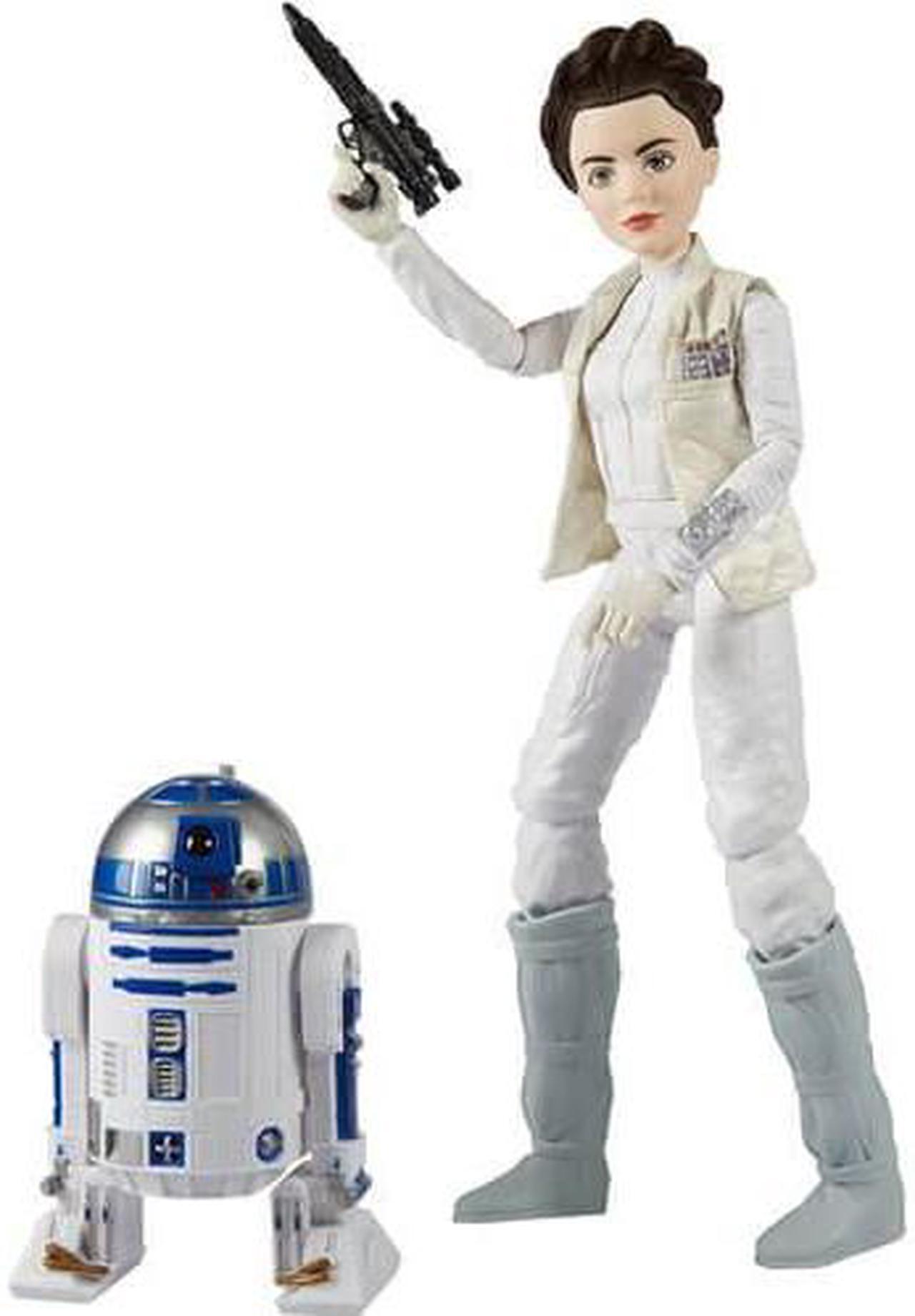 Alt view image 12 of 13 - Star Wars Forces of Destiny Princess Leia Organa Action Figure Doll & R2-D2 Set