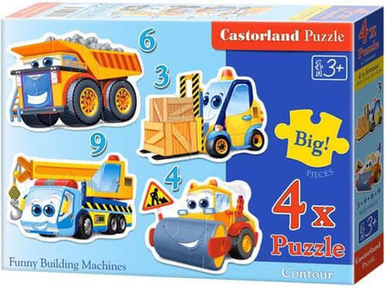 Alt view image 2 of 2 - Castorland Funny Building Machines Jigsaw Puzzle