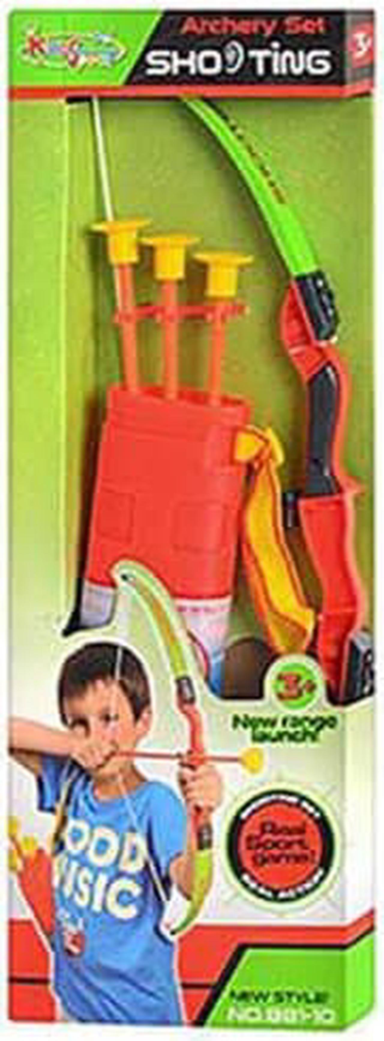 Alt view image 2 of 2 - Archery Set with Quiver Toy