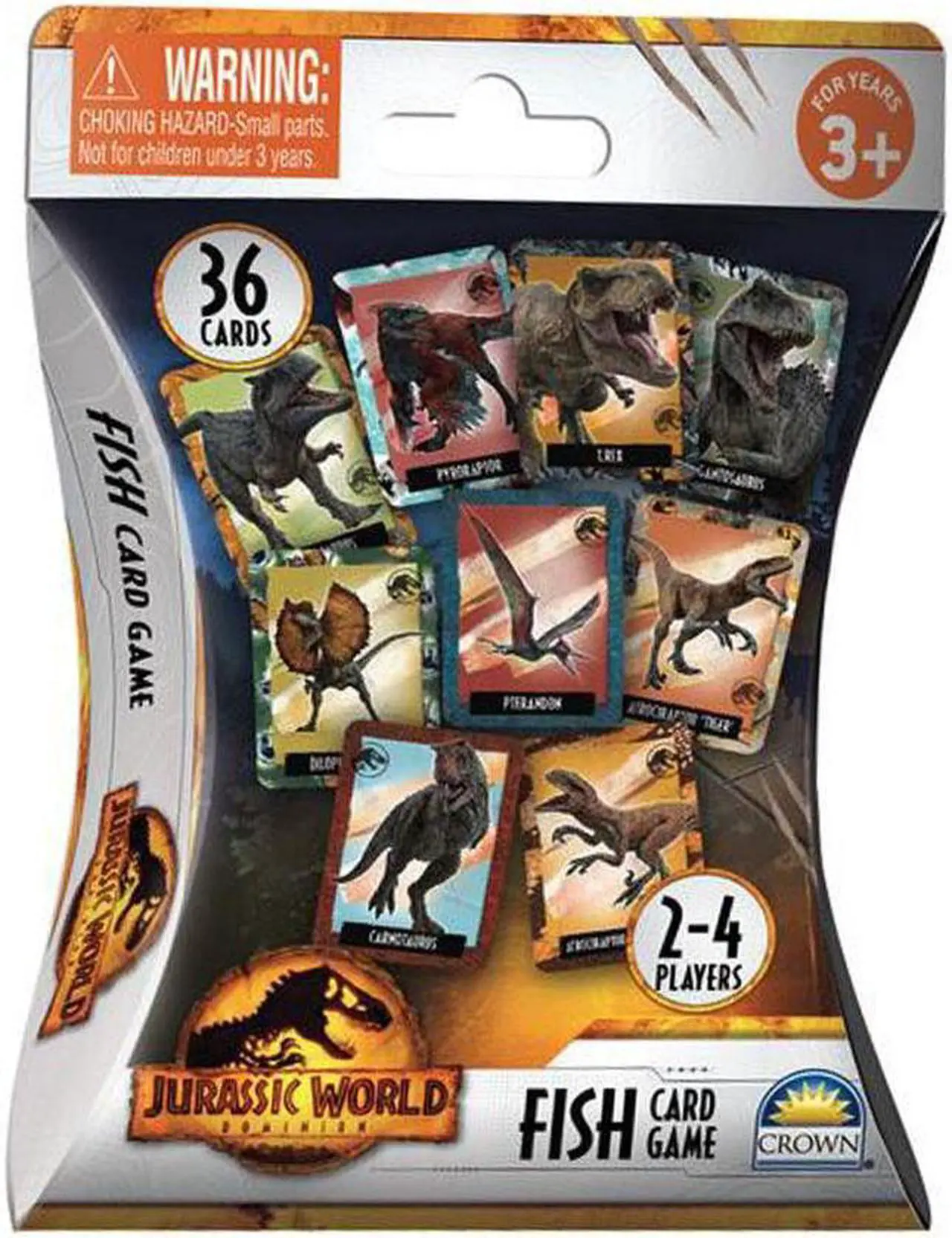 Main image of Jurassic World Fish Card Game 36pcs