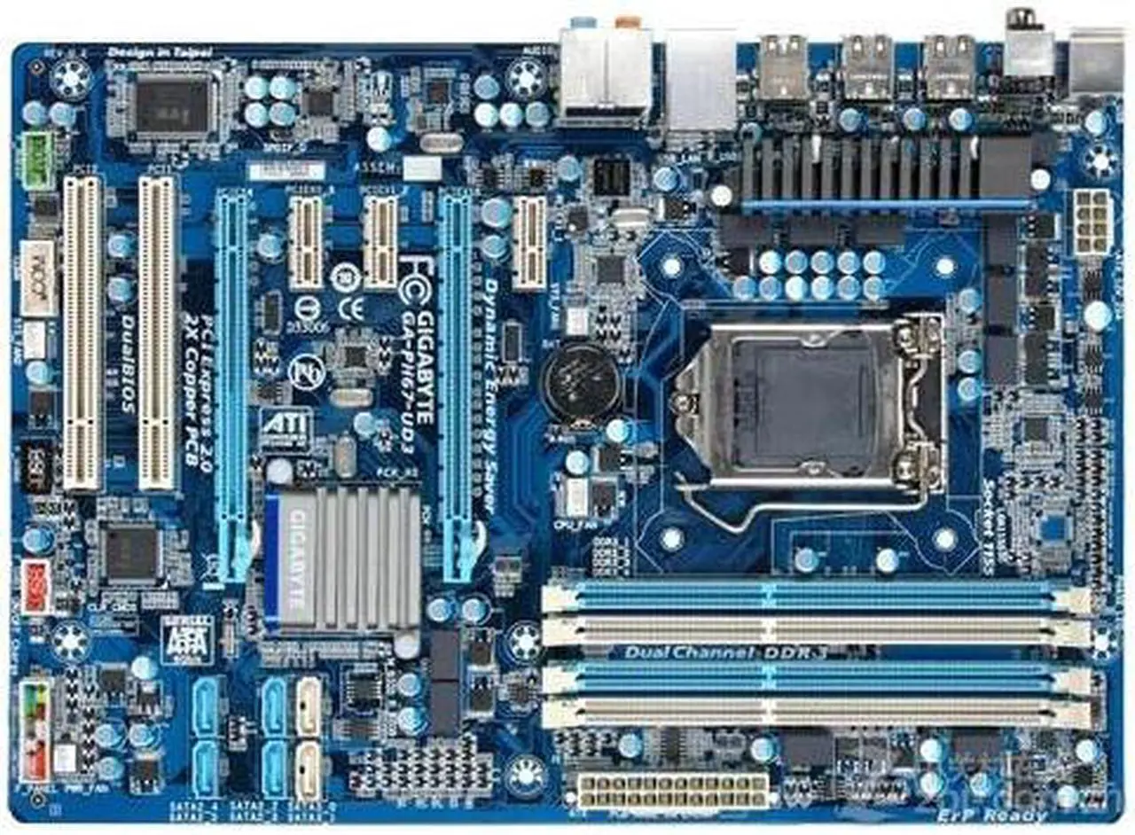 Main image of GIGABYTE GA-PH67-UD3 LGA 1155 Intel H67 DDR3 32GB ATX