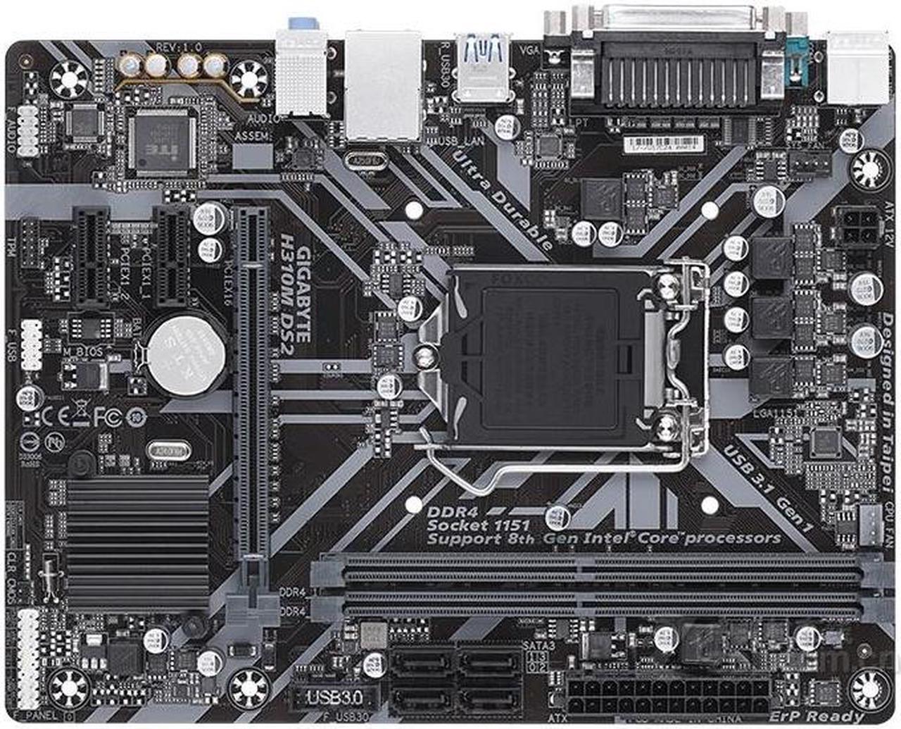 Main image of GIGABYTE H310M DS2 LGA 1151 Intel H310 DDR4 32GB Micro ATX