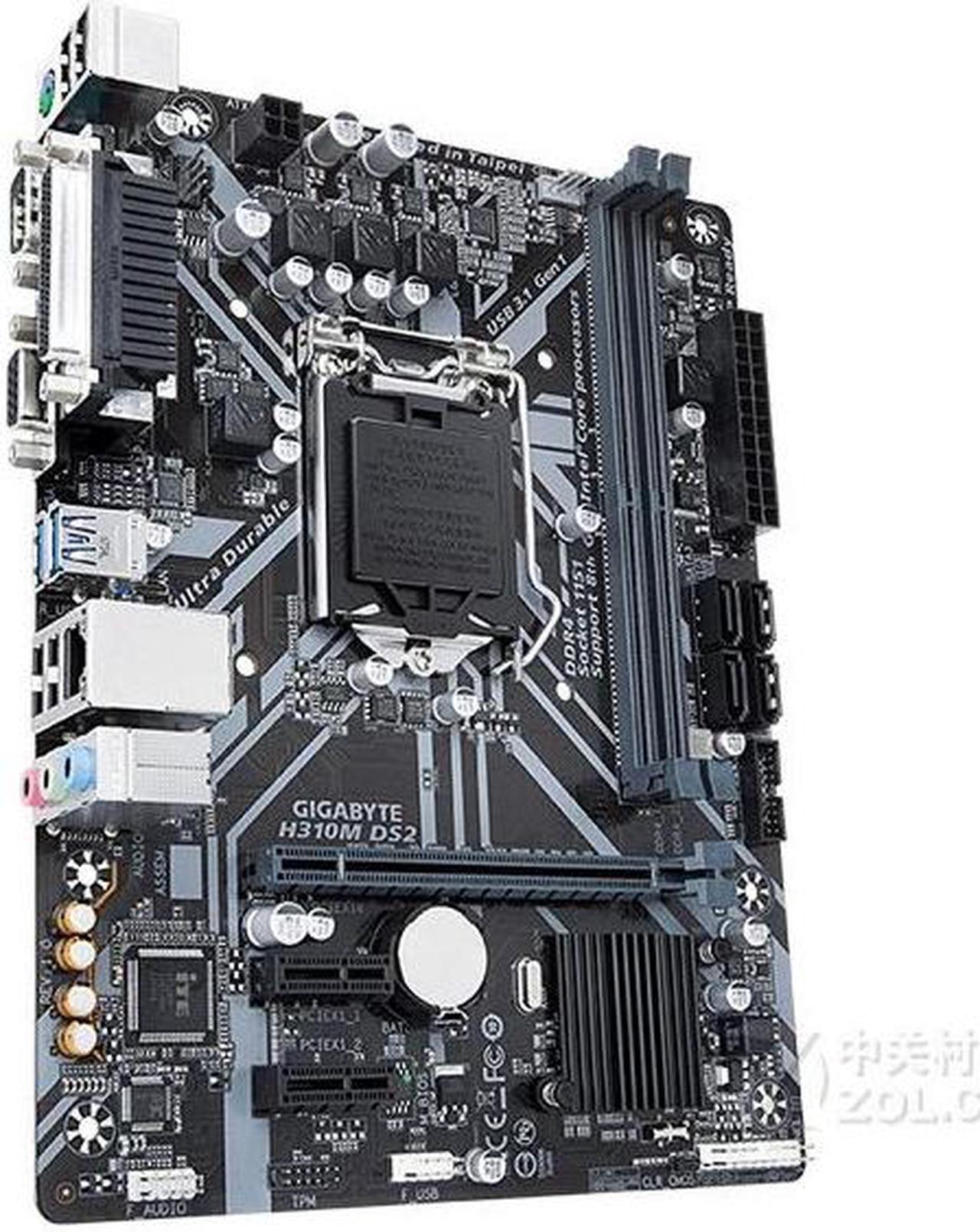 Alt view image 2 of 4 - GIGABYTE H310M DS2 LGA 1151 Intel H310 DDR4 32GB Micro ATX
