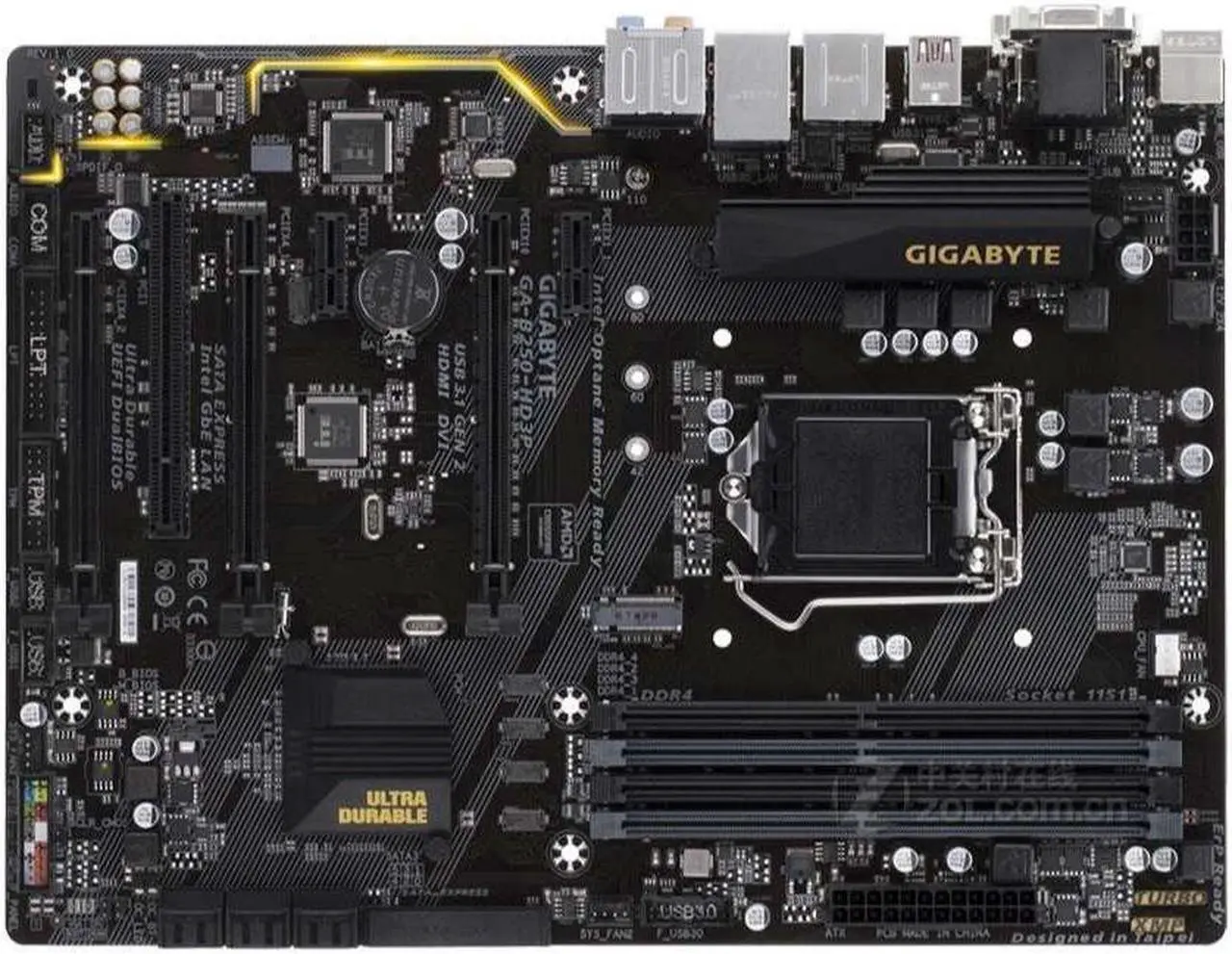 Main image of GIGABYTE B250-HD3P LGA 1151 Intel B250 DDR4 64GB ATX