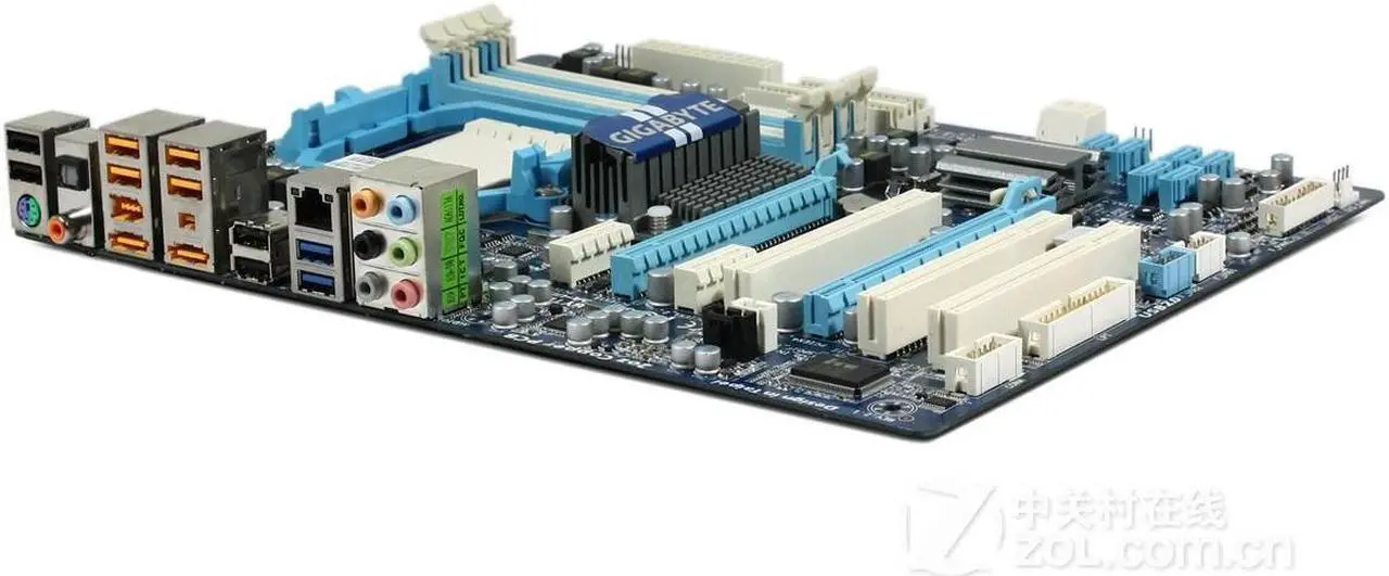 Alt view image 4 of 4 - GIGABYTE GA-870A-UD3 Socket AM3 AMD 870 DDR3 32GB ATX