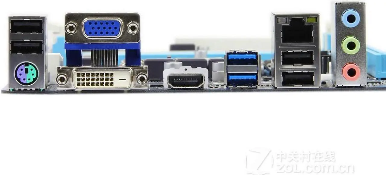 Alt view image 5 of 5 - GIGABYTE GA-B75M-D3H LGA 1155 Intel B75 DDR3 32GB Micro ATX