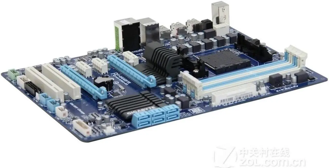 Alt view image 3 of 4 - GIGABYTE GA-970A-D3 Socket AM3+/AM3 AMD 970 DDR3 32GB ATX