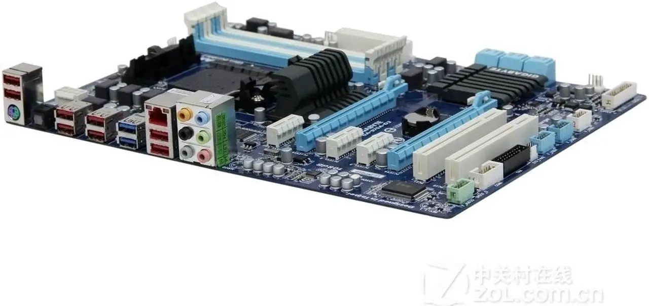Alt view image 4 of 4 - GIGABYTE GA-970A-D3 Socket AM3+/AM3 AMD 970 DDR3 32GB ATX