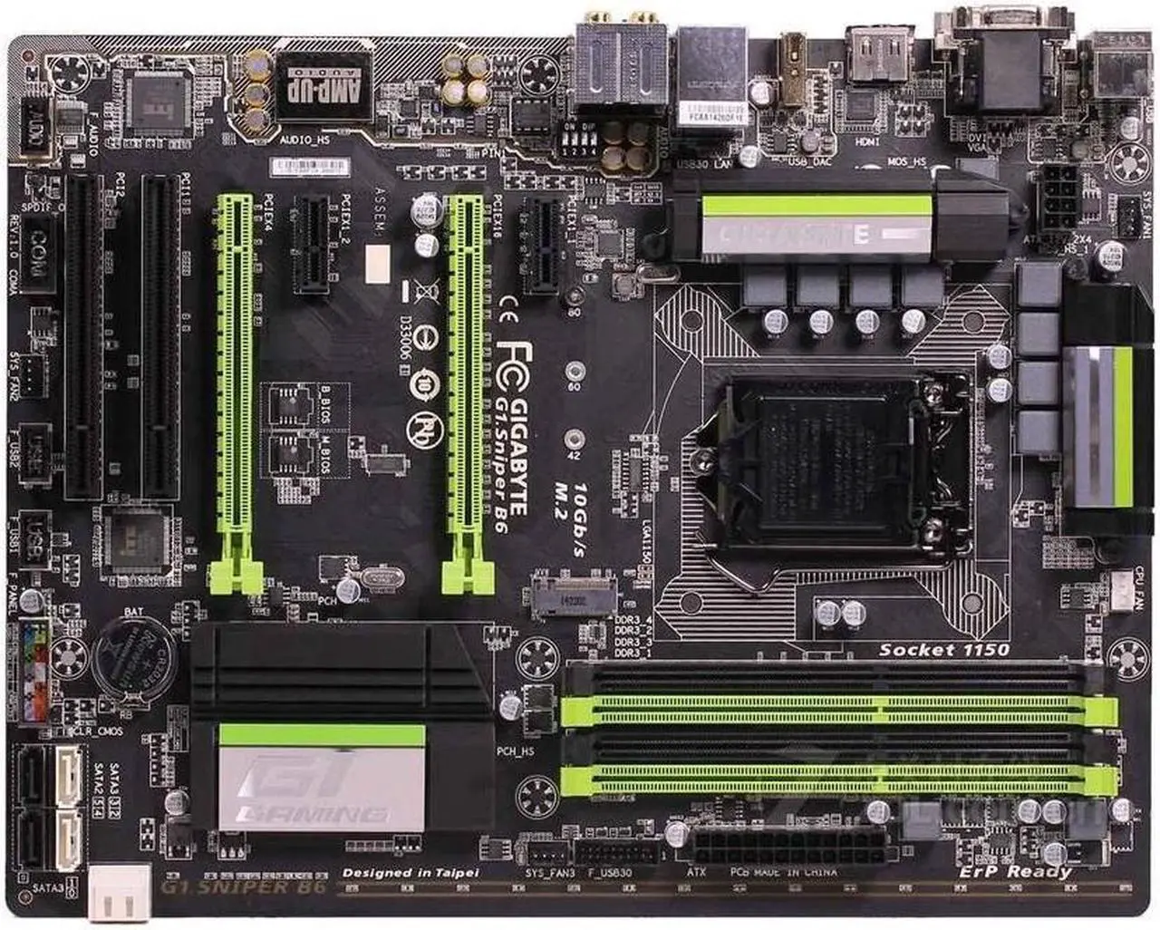 Main image of GIGABYTE G1.Sniper B6(rev.1.0) LGA 1150 Intel B85 DDR3 32GB ATX