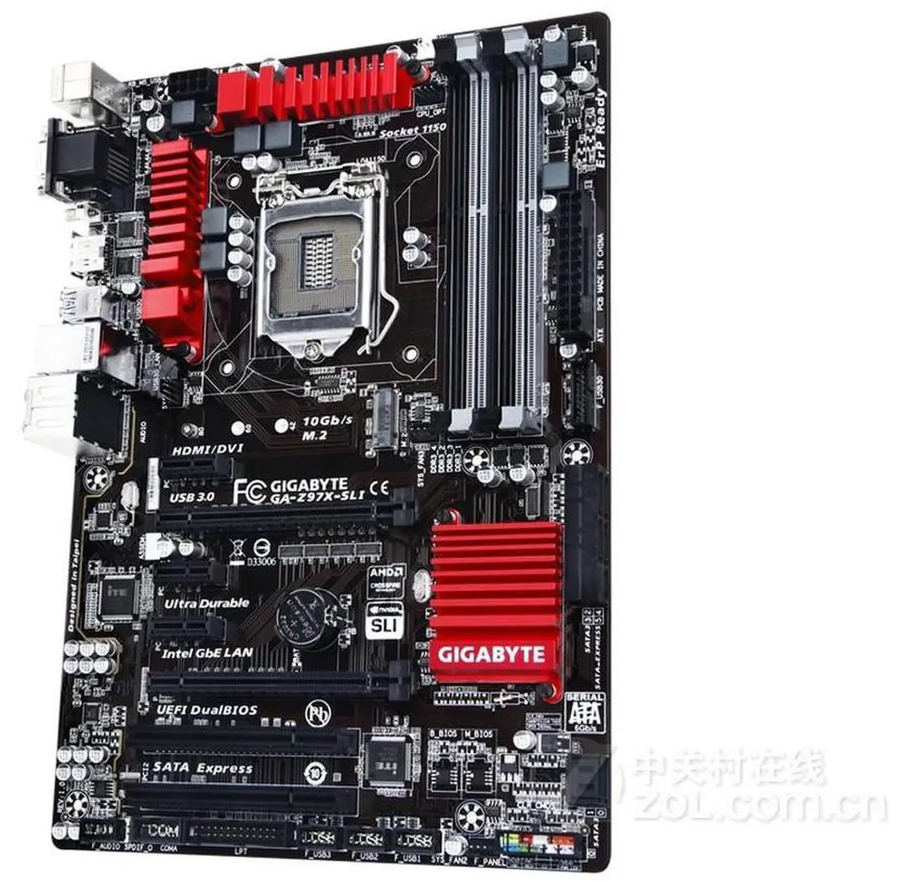 Alt view image 2 of 4 - GIGABYTE Z97X-SLI(rev.1.0) LGA 1150 Intel Z97 DDR3 32GB ATX