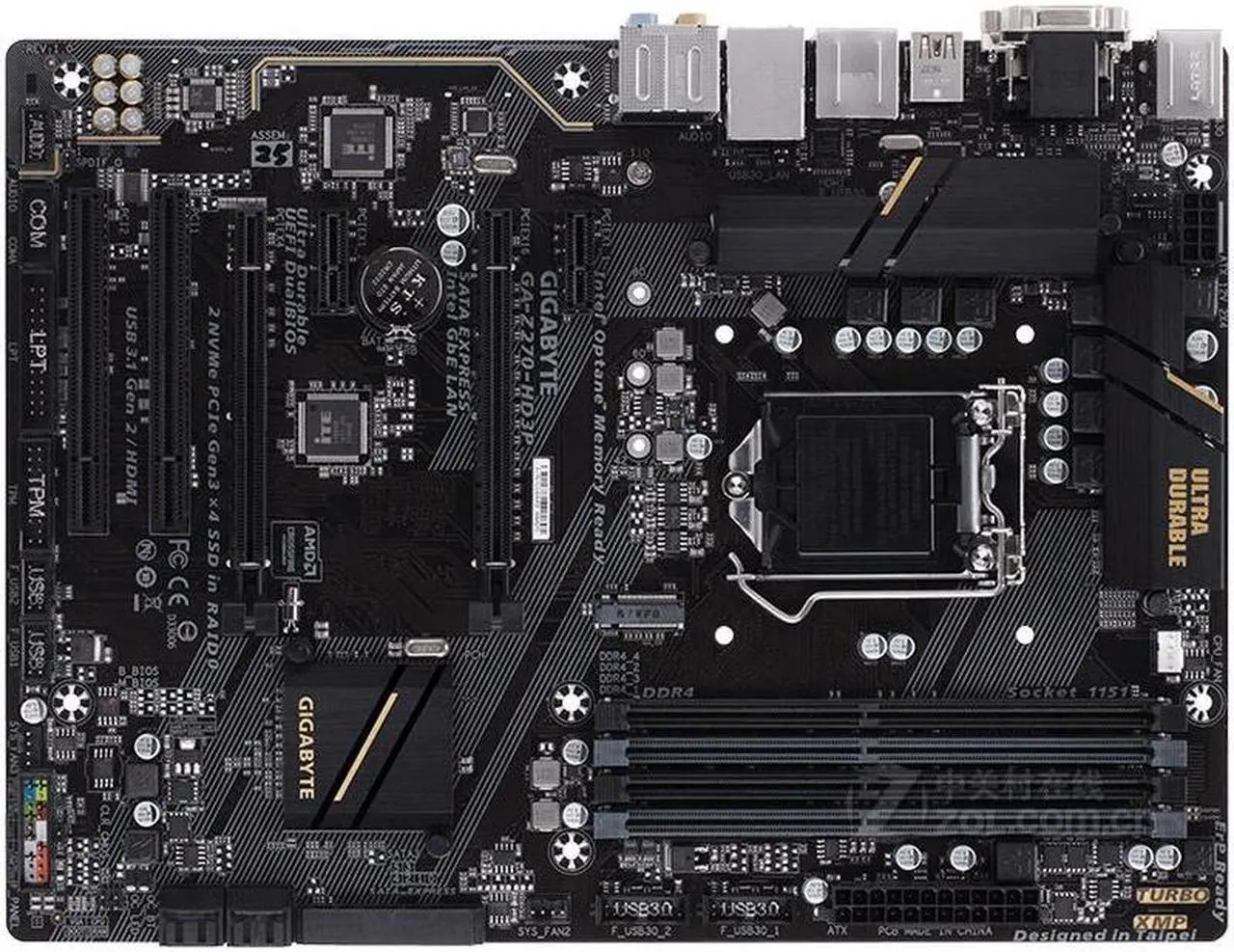 Main image of GIGABYTE Z270-HD3P LGA 1151 Intel Z270 DDR4 64GB ATX