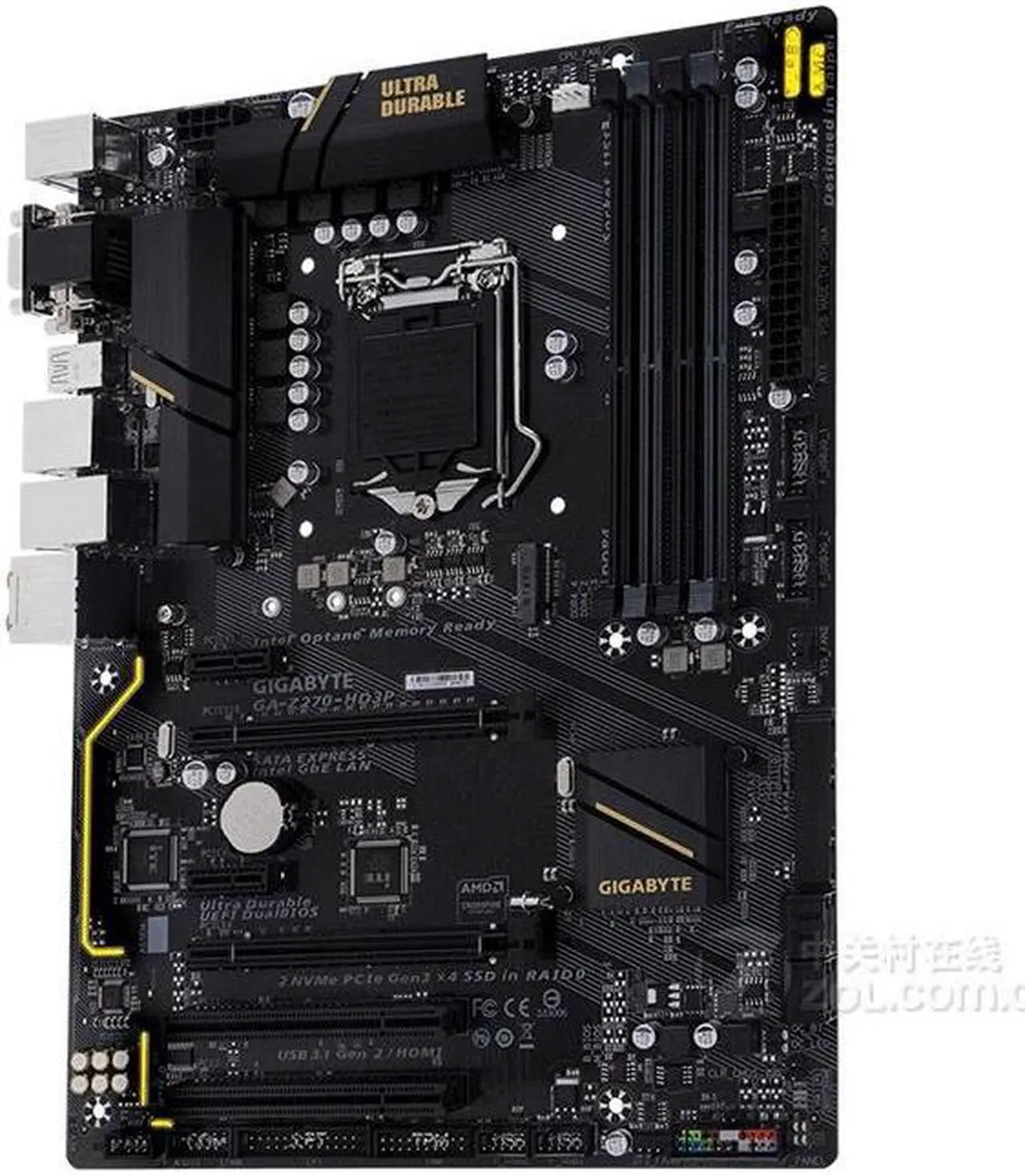 Alt view image 2 of 3 - GIGABYTE Z270-HD3P LGA 1151 Intel Z270 DDR4 64GB ATX