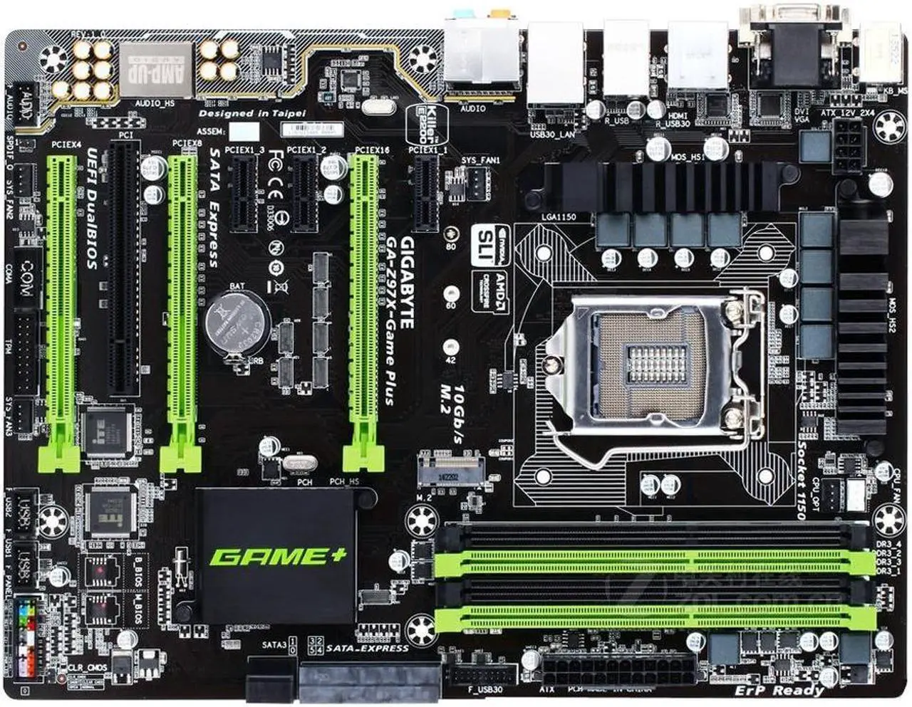 Main image of GIGABYTE Z97X-Game Plus(rev.1.0) LGA 1150 Intel Z97 DDR3 32GB ATX
