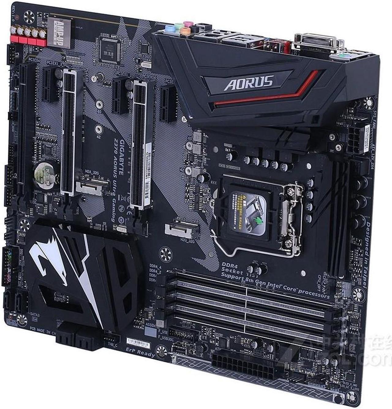 Alt view image 2 of 4 - GIGABYTE Z370 Ultra Gaming LGA 1151 Intel Z370 DDR4 64GB ATX